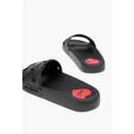 LOVE Резиновые шлепанцы Moschino, Black - фото 2