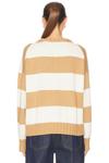 Свитер Reva Pullover Solid & Striped, Camel Stripe - фото 3