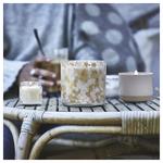 Ароматическая свеча в стекле IKEA, 12 часов, бежевый - фото 4