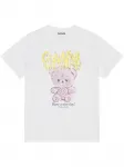 Футболка с принтом GANNI, белый - фото