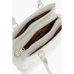 Белая полиэтиленовая сумка-тоут Moschino, White - фото 5