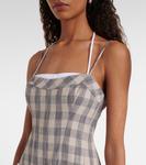 Платье миди Pfeiffer Simkhai, Midnight Gingham - фото 4