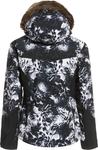Roxy Куртка Jet ski premium true black future flower M - фото 3