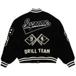 Куртка Supreme Drill Team Varsity Jacket, Black - фото 2