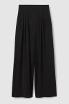 Широкие брюки со складками Florere, черный - фото 2