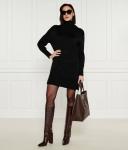 Платье шерстяное Boss Orange Feringata, черный - фото 2