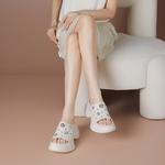 Женские сандалии Slide BOERDIQI, черный - фото 6