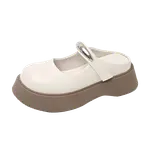 Закрытые тапочки для женщин EGCHI, бежевый - фото