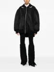 Бомбер с украшениями Simone Rocha, черный - фото 3