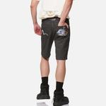 Джинсовые шорты мужские темно-серые Evisu, темно-серый - фото 3