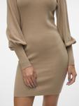 Вязаное платье VERO MODA VMHollykaris, Brown - фото 3