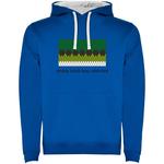 Худи Kruskis Simply Black Bass Addicted Two-Colour, синий - фото