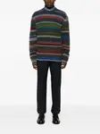 Полосатый свитер с круглым вырезом Paul Smith, серый - фото 2