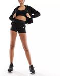 Черные узкие шорты adidas Training Hyperglam с внутренним швом 3 дюйма adidas performance - фото 2