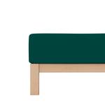 Простыня Schlafgut темно-зеленый, 180-200/200-220 см - фото 4