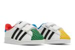 Кроссовки adidas LEGO x Superstar CF I 'White Yellow Green', белый - фото 9