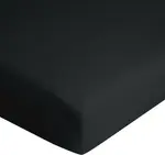 Простыня джерси, черная, 220х200, 30 см, хлопок, плотность: 125 г/м² Eurofirany - фото 10