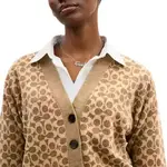 COACH Свитер Women's Brown Yellow - фото 5