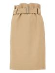 Юбка-карандаш с поясом MSGM, нейтральный - фото