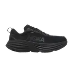 Кроссовки HOKA Bondi 8 2E Wide 'Triple Black', черный - фото