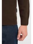 Вязаный свитер CFANDRO коричневого цвета CASUAL FRIDAY - фото 6