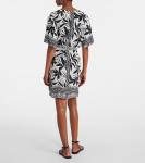 Платье-рубашка с принтом Vanessa Velvet, черный - фото 3