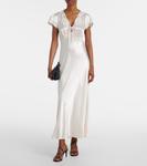 Свадебное платье Amari из сатина Rixo, Pearl - фото 2