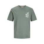 Футболка Jack & Jones Palm Back Dut, зеленый - фото
