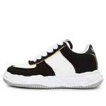 Maison Mihara Yasuhiro Wayne OG Sole Canvas Low 'Black White' - фото