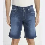 Шорты прямого кроя джинсовая ткань Replay, синий - фото