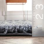 Марокканский ковер Барбара Nuloom, серый, 153x153 см - фото 5