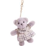 Плюшевый кулон Midsummer Bear Classic Gray, высота 13 см Softlife - фото