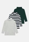 Топ Friboo 3 PACK UNISEX LONG SLEEVE TURTLE NECK TOP, Black/Grey/White/Black - фото