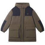 Детская пуховая куртка GAP, хаки - фото 3