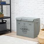 Корзина для белья Dunedesign, 50x30 см, серый - фото 3