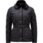 Пуховик женский черный Moncler - фото