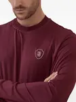 Лонгслив с вышитым логотипом Brunello Cucinelli, красный - фото 6