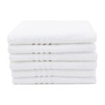 Гостевые полотенца набор из 6 шт  Zollner, белый - фото