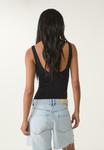 Топ Stradivarius Top, Black - фото 3