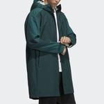Куртка adidas Elastic hooded Zipper Logo Jacket Green, мультиколор - фото 4