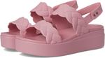 Сандалии Crocs Brooklyn Woven Low Wedge, цвет Rosett Woven - фото