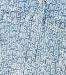 Джинсовая куртка с принтом Marc Jacobs, синий - фото 2