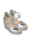 Босоножки на платформе Decolleté Alma Blue, серебряный - фото 2