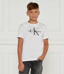 Футболка детская Calvin Klein Jeans с логотипом, белый - фото