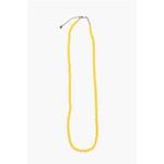 Однотонное ожерелье JOURNEY CHARMS с бусинами из смолы Dsquared2, желтый - фото