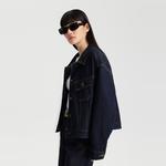 Lee Женская джинсовая куртка потертая, Washed - фото 8