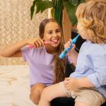 Звуковая зубная щетка синяя, 1 шт. Smiley Junior - фото 2