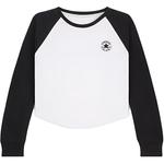 Футболка с рукавом реглан Converse, белая - фото 2