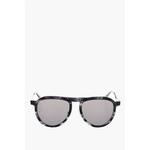 Черные пластиковые солнцезащитные очки Oamc, Black - фото