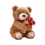 YIHEGE Плюшевая кукла Rose Bear высотой 30 см - фото 4